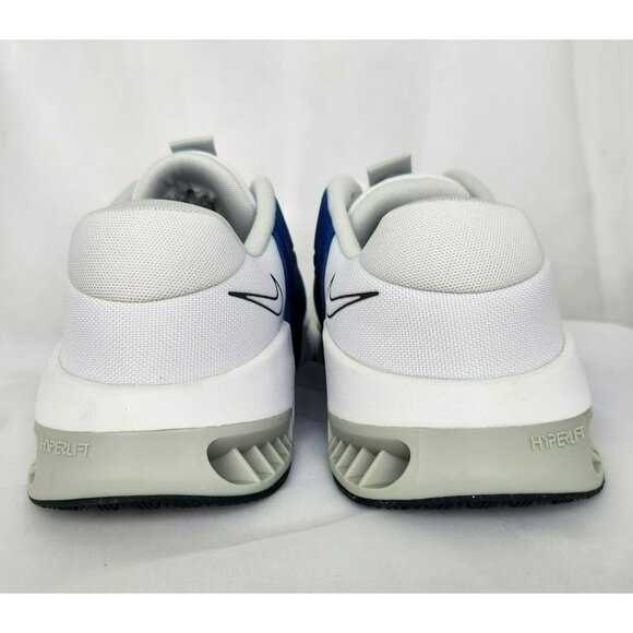 SIZE 15 MEN\'S NIKE METCON 9 WHITE BLUE BLACK DZ2617-700 WEIGHTLIFTING GYM main image 4